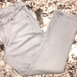 Slim Straight Jeans Gray 18 Short